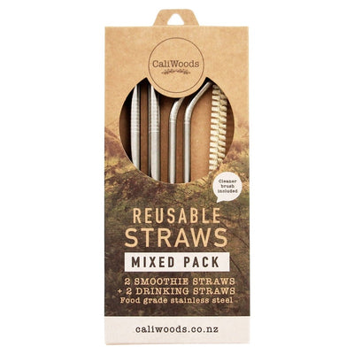 Reusable Metal Straws Mixed Pack - Apex Health