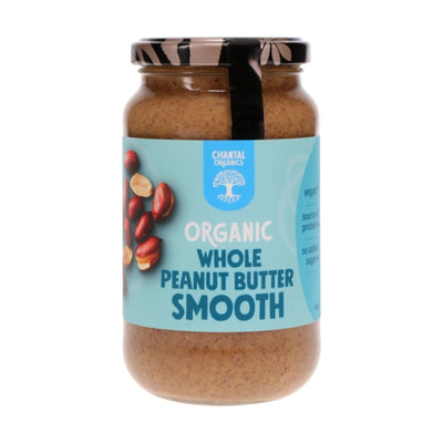Organic Whole Peanut Butter - Smooth - Apex Health