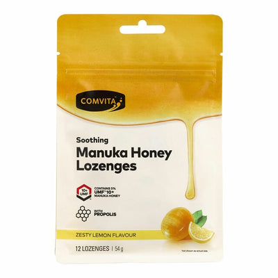 Manuka Honey Lozenges - Zesty Lemon - Apex Health