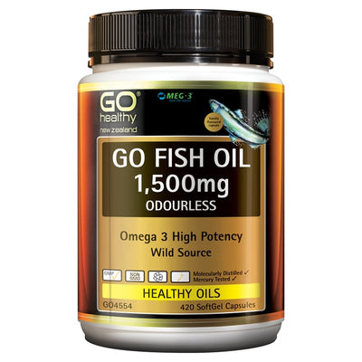 Go Fish Oil 1,500mg Odourless - Apex Health
