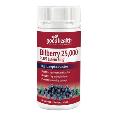 Bilberry 25,000 + Lutein 6mg - Apex Health