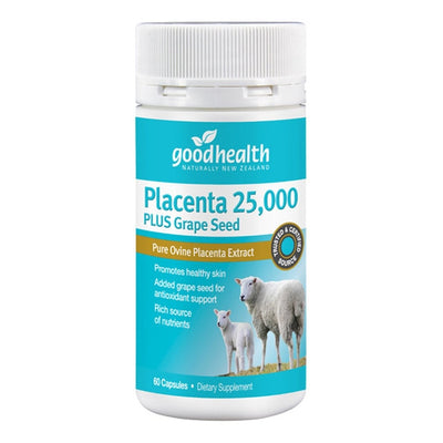 Placenta 25,000 plus Grape Seed - Apex Health