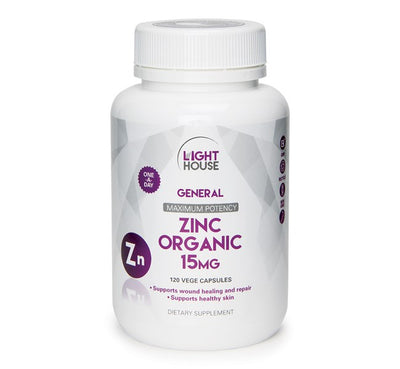 Zinc Organic 15mg - Apex Health