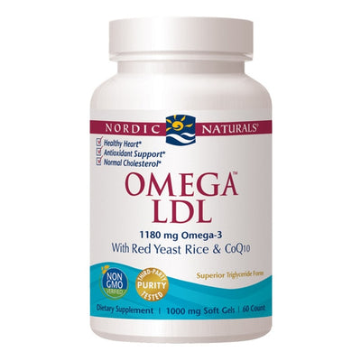 Omega LDL with Red Yeast Rice & CoQ10 - Apex Health
