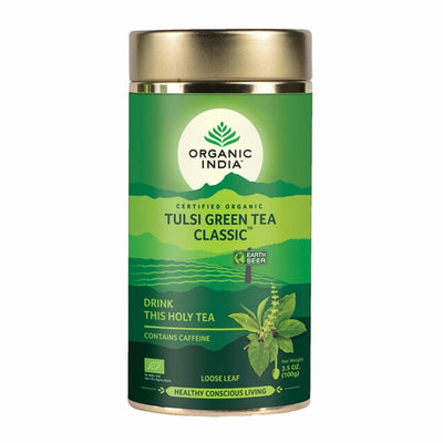 Tulsi Green Tea Classic Loose Leaf - Apex Health