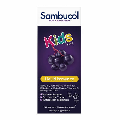 Sambucol Black Elderberry Liquid For Kids - Apex Health