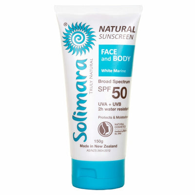 Natural Sunscreen Face and Body SPF 50 White Marine - Apex Health