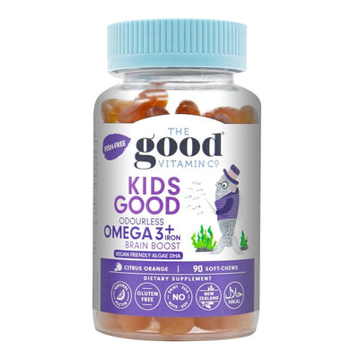 Kids Good Odourless Omega 3 + Iron Brain Boost Algae DHA - Apex Health