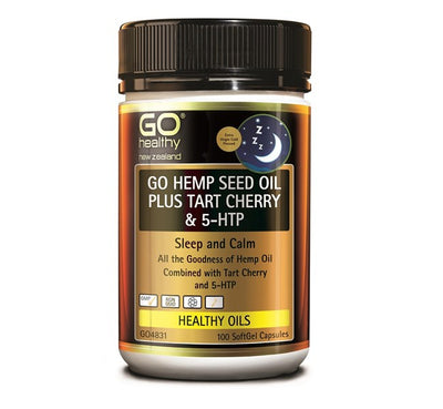 GO Hemp Seed Oil Plus Tart Cherry & 5-HTP - Apex Health