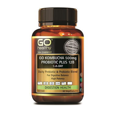 GO Kombucha 500mg Probiotic Plus 12B - Apex Health
