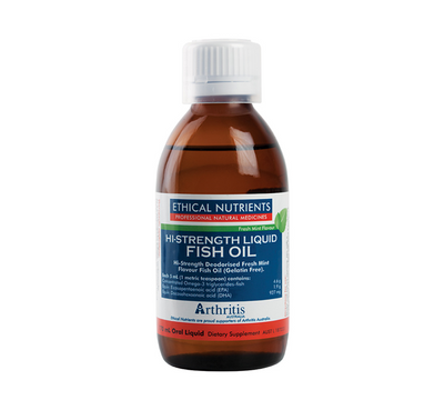 Hi Strength Liquid Fish Oil - Mint - Apex Health