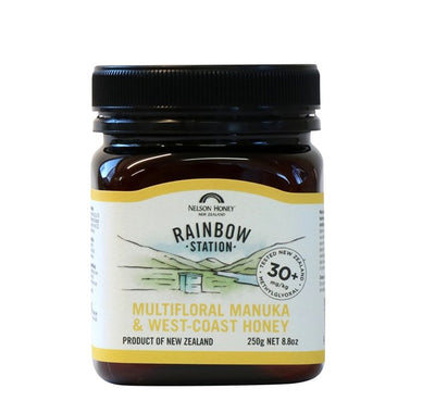 Rainbow Station Multiflora Manuka & Westcoast Honey MG 30+ - Apex Health