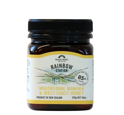 Rainbow Station Multiflora Manuka & Westcoast Honey MG 85+ - Apex Health