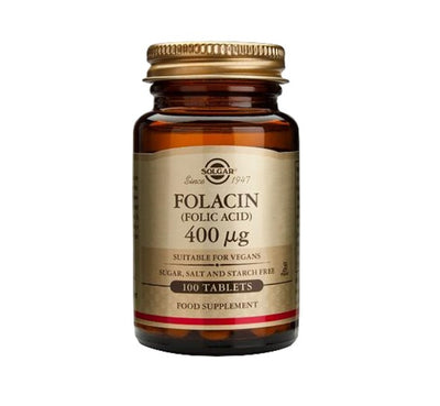 Folacin (Folic Acid) 400ug - Apex Health