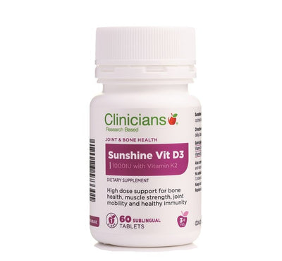 Sunshine Vitamin D3 1000iu with Vitamin K2 - Apex Health