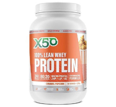 100% Lean Whey Protein Caramel Popcorn - Apex Health