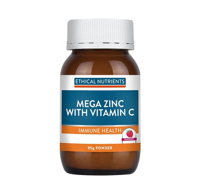 Mega Zinc with Vitamin C - Raspberry - Apex Health