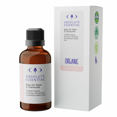 Baby Oil Rose & Chamomile (Organic) - Apex Health