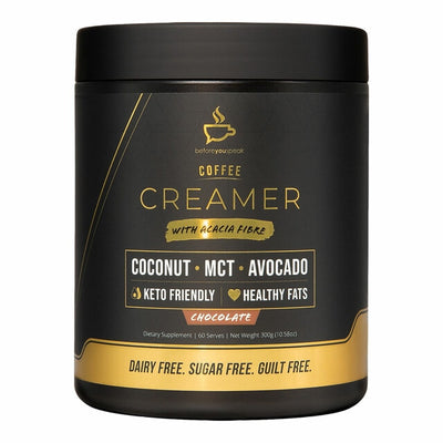 Keto Chocolate Coffee Creamer with Acacia Fibre - Apex Health