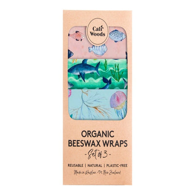 Beeswax Wraps - Ocean Love - Apex Health