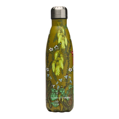 Flora Aotearoa Stainless Steel Water Bottle - Laura Shallcrass - Apex Health