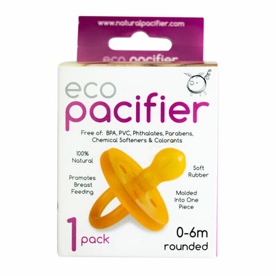 ecoPacifier Natural Rubber Dummy - Rounded - Apex Health