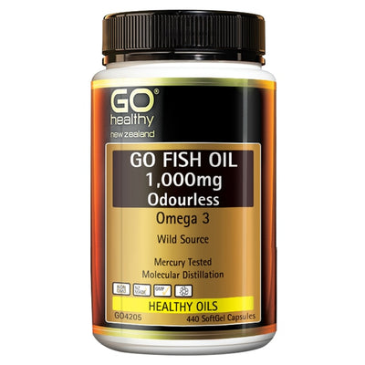 Go Fish Oil 1,000mg Odourless - Apex Health