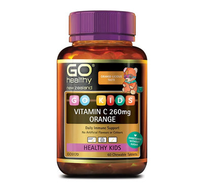 GO Kids Vitamin C 260mg Orange - Apex Health