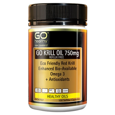 Go Krill Oil 750mg - Reflux Free - Apex Health