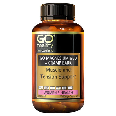 Go Magnesium 650 + Cramp Bark - Apex Health