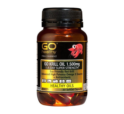 GO Krill Oil 1,500mg - Apex Health