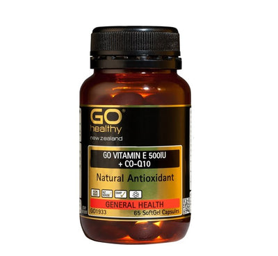 GO Vitamin E 500IU + CoQ10 - Apex Health