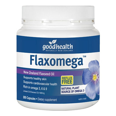 Flaxomega - Flax Seed Oil Capsules - Apex Health