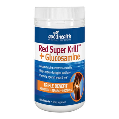 Red Super Krill + Glucosamine 60s - Apex Health