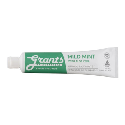 Mild Mint with Aloe Vera Natural Toothpaste - Apex Health