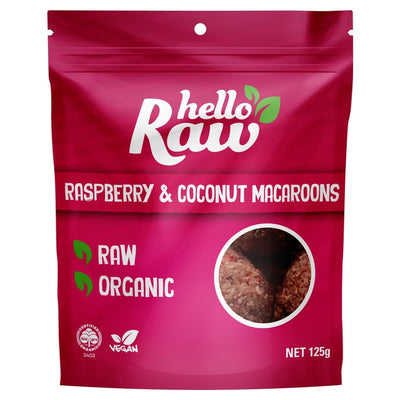 Raspberry & Coconut Macaroons - Apex Health