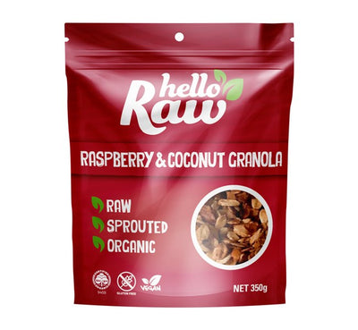 Raspberry and Coconut Granola - Apex Health