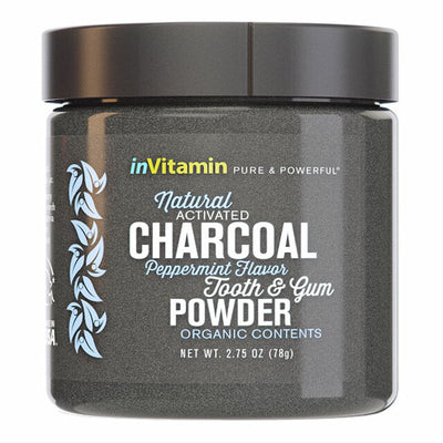 Natural Activated Charcoal Tooth & Gum Powder - Peppermint - Apex Health