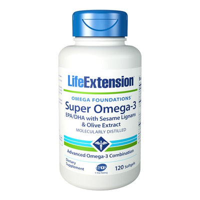 Super Omega-3 EPA/DHA w/Sesame Lignans & Olive Fruit - Apex Health