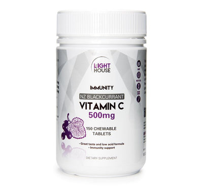 Vitamin C 500mg Chewable Tablets - Apex Health