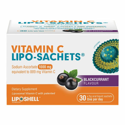 Vitamin C Lipo-Sachet Blackcurrant 1000mg - Apex Health