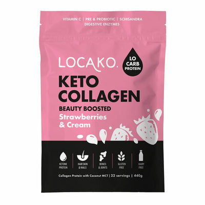 Keto Collagen Strawberries & Cream Beauty Boosted - Apex Health