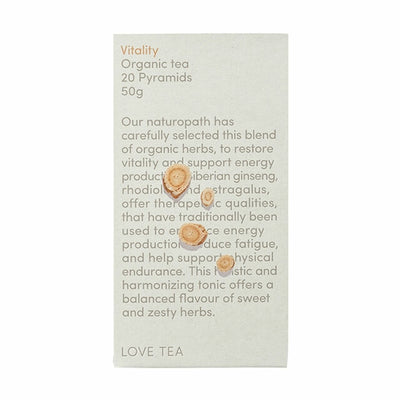 Vitality Organic Tea - Apex Health