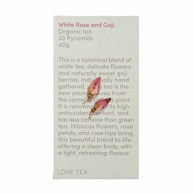 White Rose & Goji Organic Tea - Apex Health