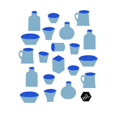 Compostable Dishcloth - Blue Vessels - Apex Health