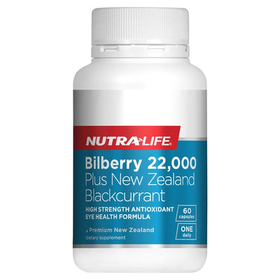 Bilberry 22,000 plus NZ Blackcurrant - Apex Health