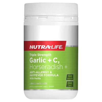 Triple Strength Garlic + C Horseradish & Histidine - Apex Health