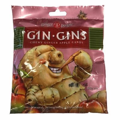 Gin Gins Chewy Ginger Apple Candy - Apex Health