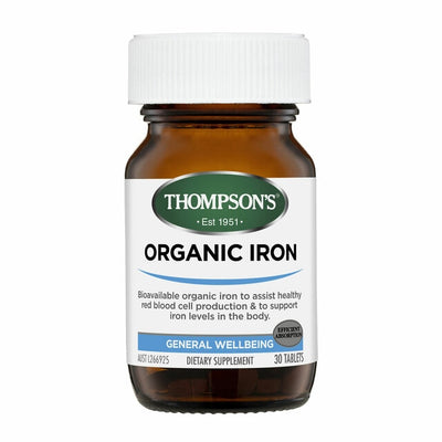 Organic Iron 24mg - Apex Health